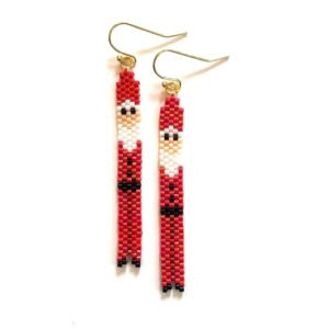 Skinny Santa Earrings